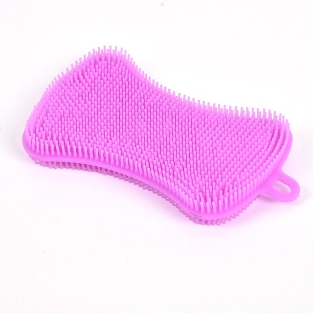 1/3/4pcs Kitchen Silicone Scrubbing Brushes