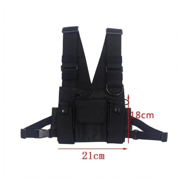 Tactical Function Black Bullet Vest Bag - east2cart.uk