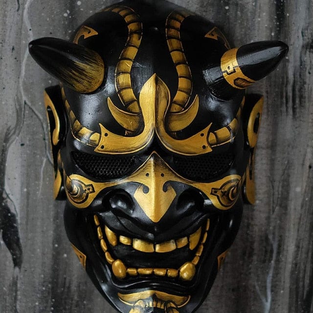 Halloween Latex Samurai Face Mask