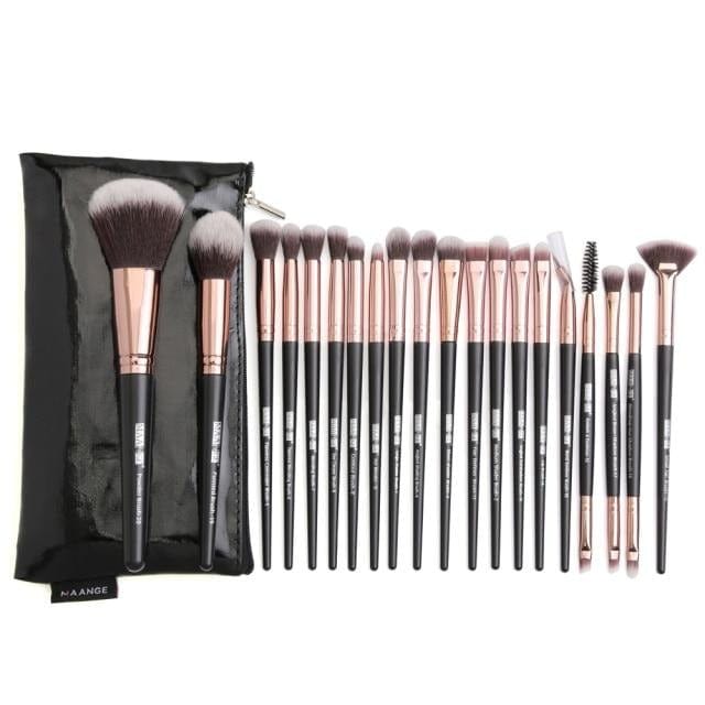 MAANGE 6pcs-20pcs Makeup Brushes Set Professional with Natural Hair Foundation Powder Eyeshadow Make Up Brush Blush - east2cart.uk