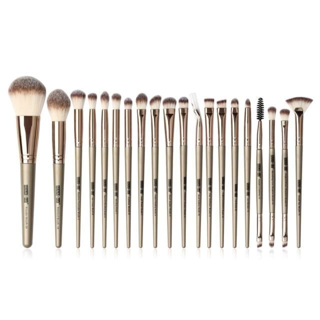 MAANGE 6pcs-20pcs Makeup Brushes Set Professional with Natural Hair Foundation Powder Eyeshadow Make Up Brush Blush - east2cart.uk