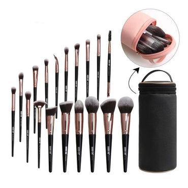 MAANGE 6pcs-20pcs Makeup Brushes Set Professional with Natural Hair Foundation Powder Eyeshadow Make Up Brush Blush - east2cart.uk