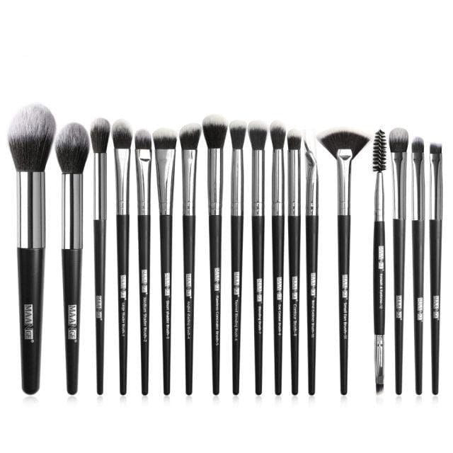 MAANGE 6pcs-20pcs Makeup Brushes Set Professional with Natural Hair Foundation Powder Eyeshadow Make Up Brush Blush - east2cart.uk