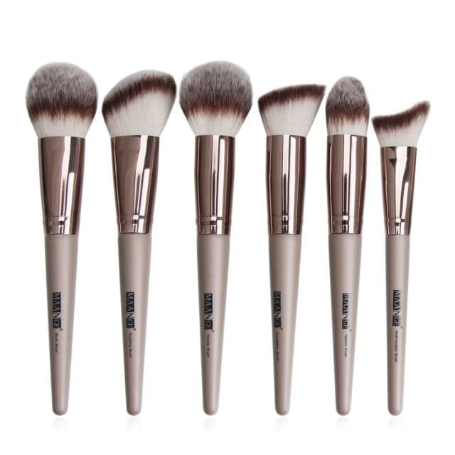 MAANGE 6pcs-20pcs Makeup Brushes Set Professional with Natural Hair Foundation Powder Eyeshadow Make Up Brush Blush - east2cart.uk