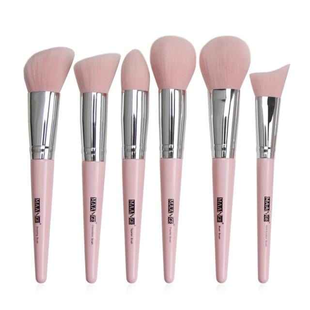 MAANGE 6pcs-20pcs Makeup Brushes Set Professional with Natural Hair Foundation Powder Eyeshadow Make Up Brush Blush - east2cart.uk