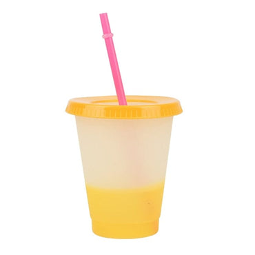 Reusable Plastic Tumbler With Straw - east2cart.uk