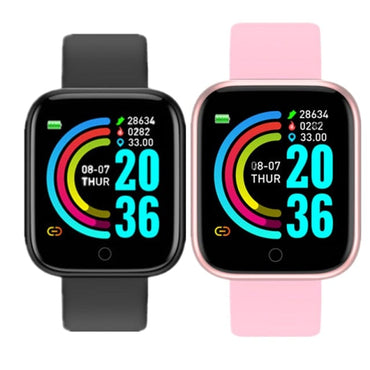 Smart Watch 2020 2021 Y68 D20 Fitness Bracelet Heart Rate Monitor Blood Pressure Bluetooth Watch for Android Phone Watch - east2cart.uk