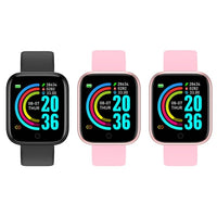 Smart Watch 2020 2021 Y68 D20 Fitness Bracelet Heart Rate Monitor Blood Pressure Bluetooth Watch for Android Phone Watch - east2cart.uk