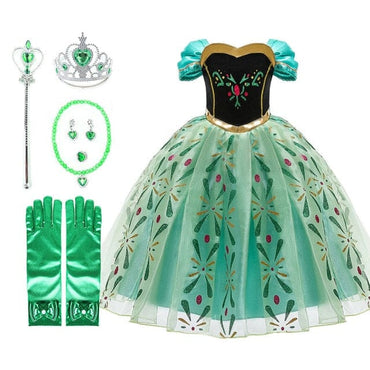 Snow Queen Frozen Party Dress