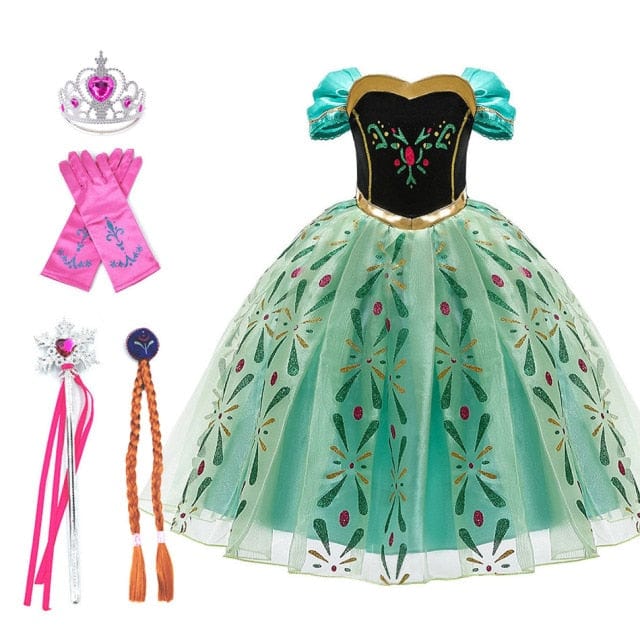 Snow Queen Frozen Party Dress