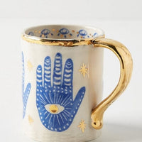 Personalized Ceramic Eye Hand Cups Nordic Kitchen Drinkware Unique Gift For Birthday Wedding Handmade Coffee Tea Milk Water Mug - east2cart.uk