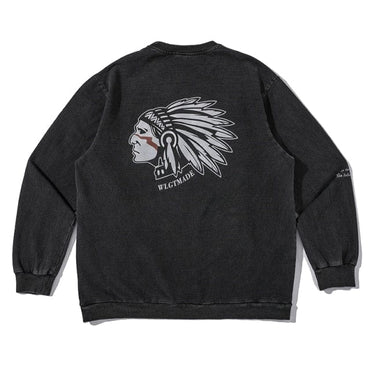 American Indian Print Sweatshirt