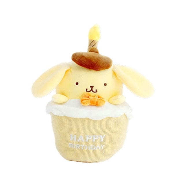 Happy Birthday Cake with Candles Children's Plush Doll