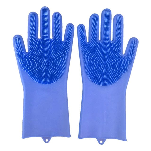 2pcs Magic Silicone Dish Washing Gloves - east2cart.uk