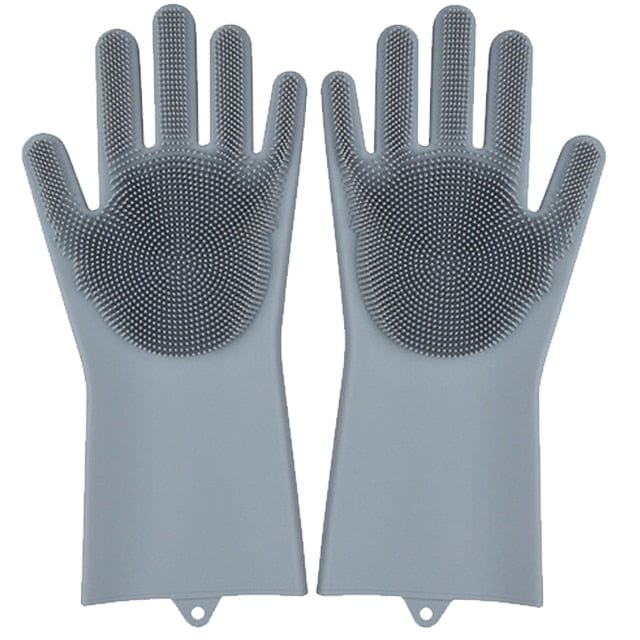 2pcs Magic Silicone Dish Washing Gloves - east2cart.uk