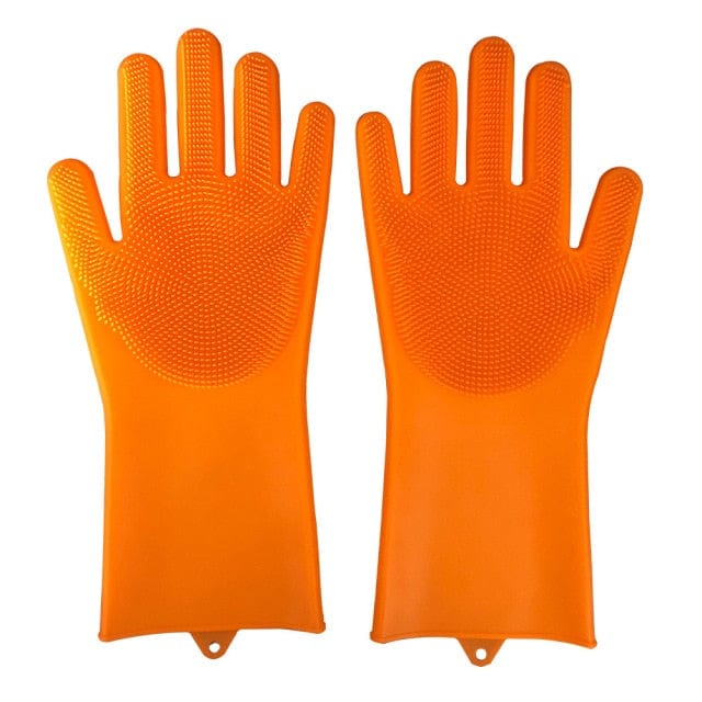 2pcs Magic Silicone Dish Washing Gloves - east2cart.uk