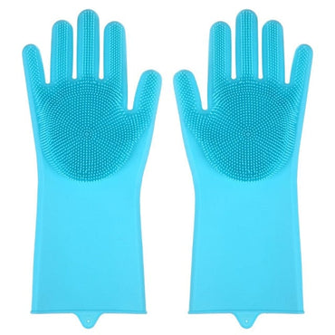 2pcs Magic Silicone Dish Washing Gloves - east2cart.uk