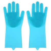 2pcs Magic Silicone Dish Washing Gloves - east2cart.uk