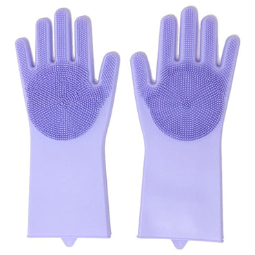 2pcs Magic Silicone Dish Washing Gloves - east2cart.uk