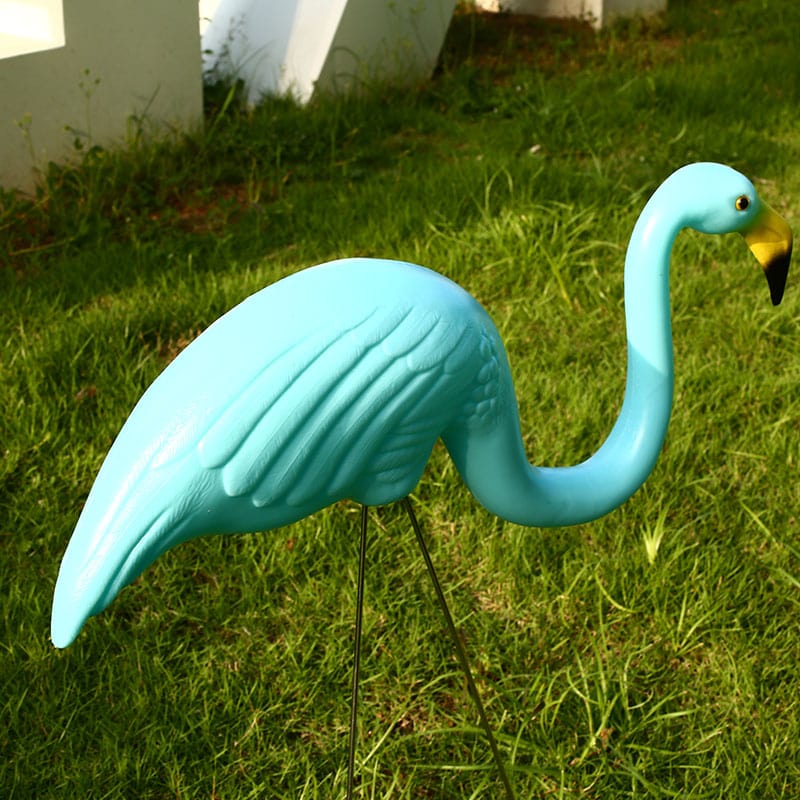 2PcsFlamingo Garden Decoration Figurine