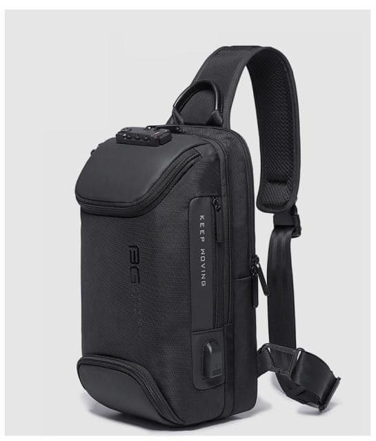 Xiaomi Fashion Shoulder Crossbody Sling Backpack with USB Charging Port Waterproof Travel Hiking Bag Outdoor Chest Daypack - east2cart.uk