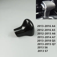 Gearshift Frame Cover Carbon Fiber Sticker For Audi