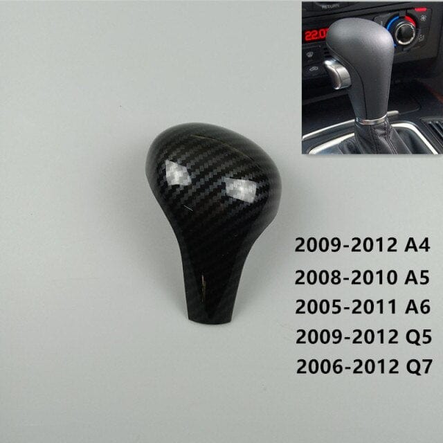 Gearshift Frame Cover Carbon Fiber Sticker For Audi