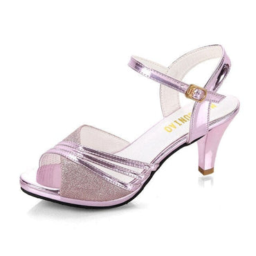 Peep toe Buckle Strap Fashion Heels