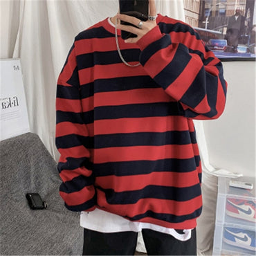 Classic Striped Hip Hop Sweatshirt