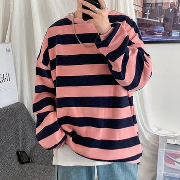 Classic Striped Hip Hop Sweatshirt