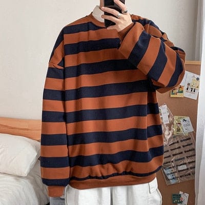 Classic Striped Hip Hop Sweatshirt