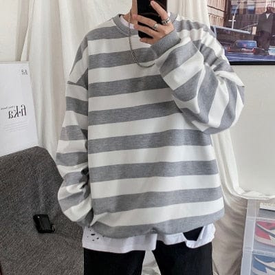 Classic Striped Hip Hop Sweatshirt