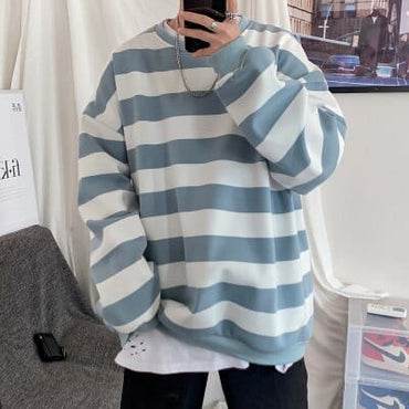 Classic Striped Hip Hop Sweatshirt