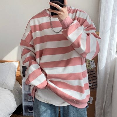 Classic Striped Hip Hop Sweatshirt