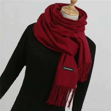 Solid Thick Winter Scarf