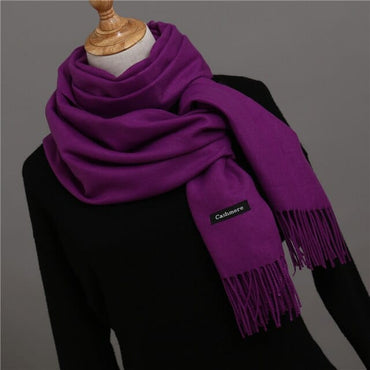 Solid Thick Winter Scarf