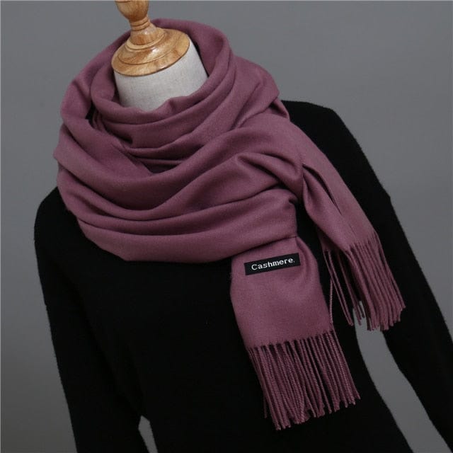 Solid Thick Winter Scarf