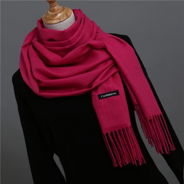 Solid Thick Winter Scarf