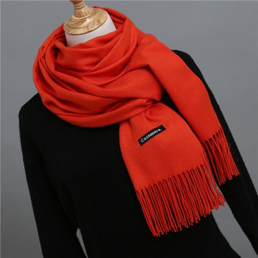 Solid Thick Winter Scarf