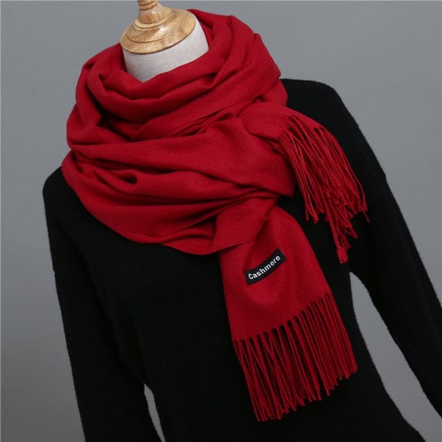 Solid Thick Winter Scarf