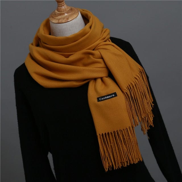 Solid Thick Winter Scarf