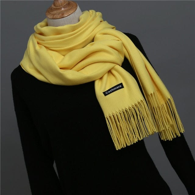 Solid Thick Winter Scarf