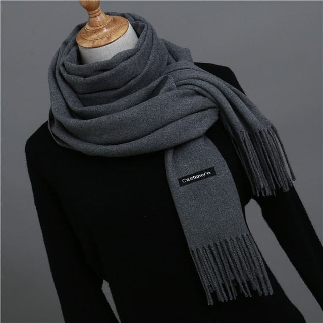 Solid Thick Winter Scarf