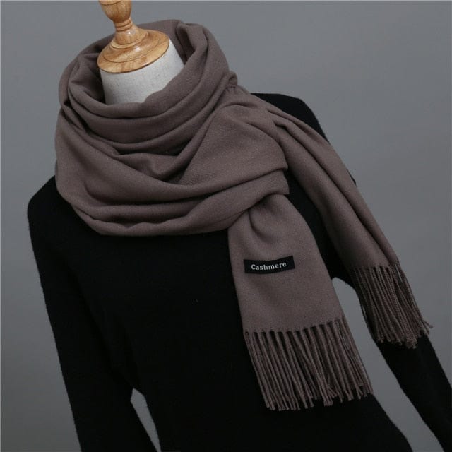 Solid Thick Winter Scarf