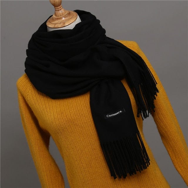 Solid Thick Winter Scarf