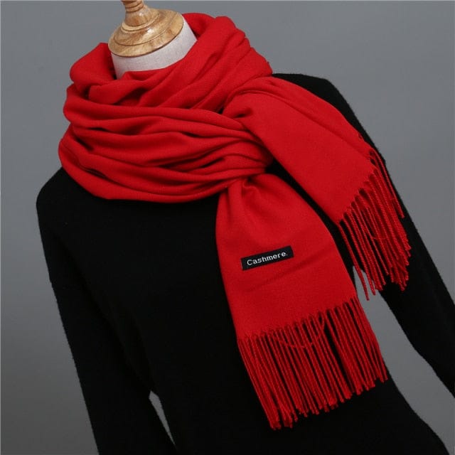 Solid Thick Winter Scarf