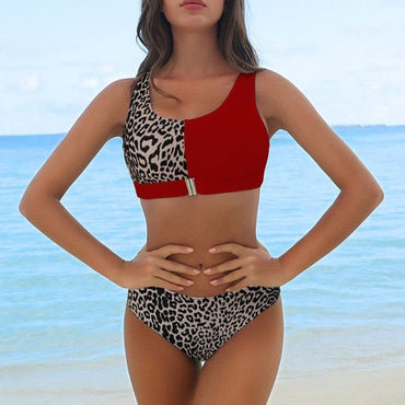 Ladies sexy Leopard Swimwear Set - east2cart.uk