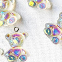 10/50Pcs Colourful Gummy Bear Pendant Charms - east2cart.uk