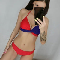 Ladies Leaf Print Beach Wear Bikini - east2cart.uk