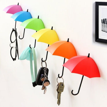 3D Wall Sticker With Small Umbrella Hook - east2cart.uk